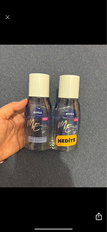 Nivea göz makyajı temizleyici