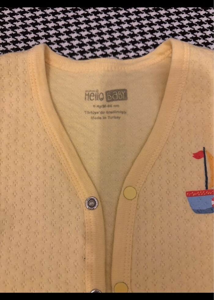 Penye yelek ve şapka - Görsel 2