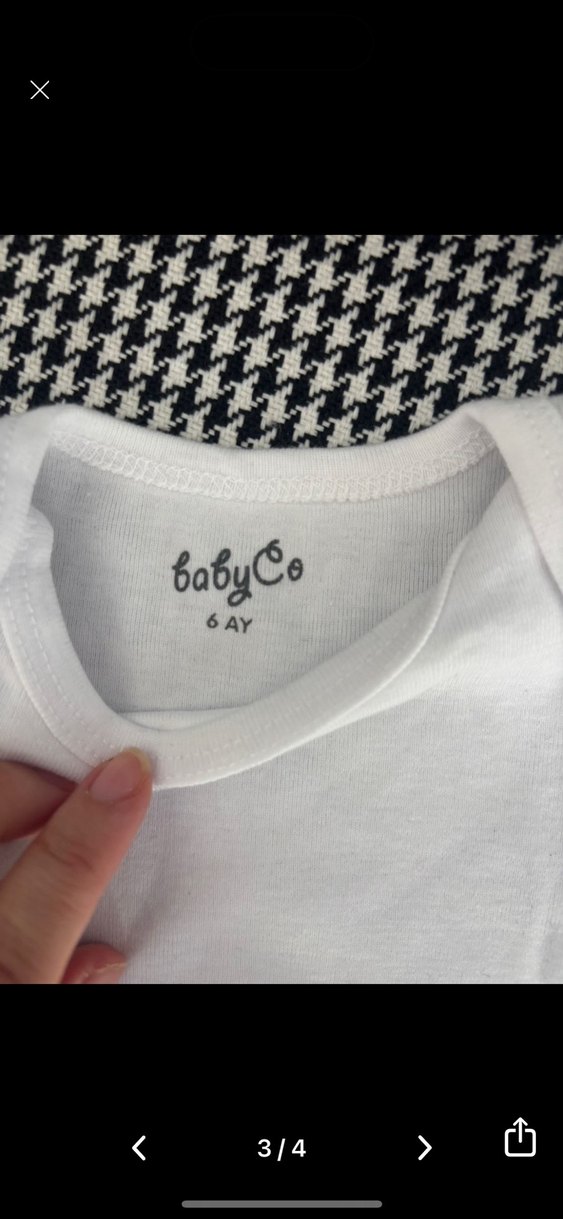 Baskılı Kısa Kollu Bebek Body Üçlü Set zıbın - Görsel 3