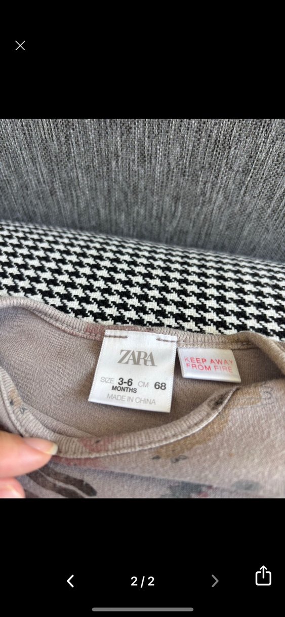 Uzun Kollu Body zıbın zara - Görsel 2