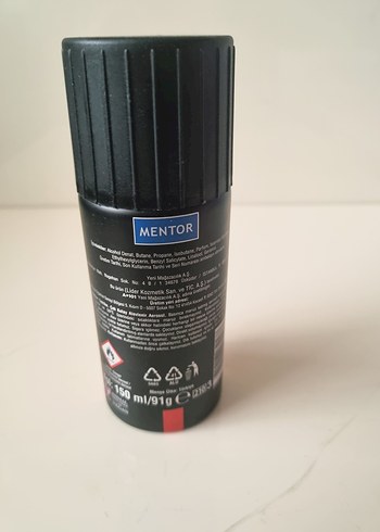 Mentor Strong Erkek Deodorant Sprey 150 ml - Görsel 3