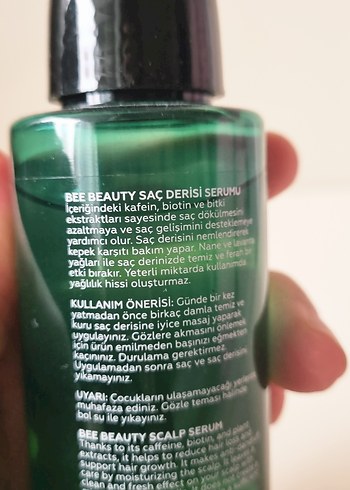 Erkek Saç Derisi Serumu Bee Beauty - Görsel 5