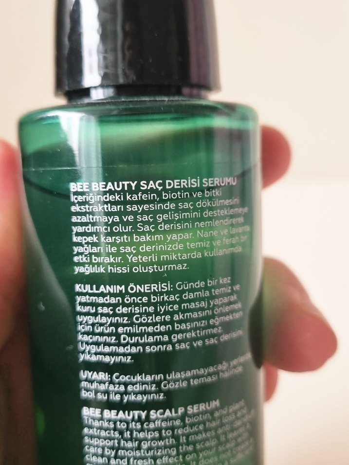 Erkek Saç Derisi Serumu Bee Beauty - Görsel 5