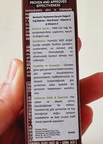 YVES ROCHER RICHE CREME GÖZ KREMİ  - Görsel 5