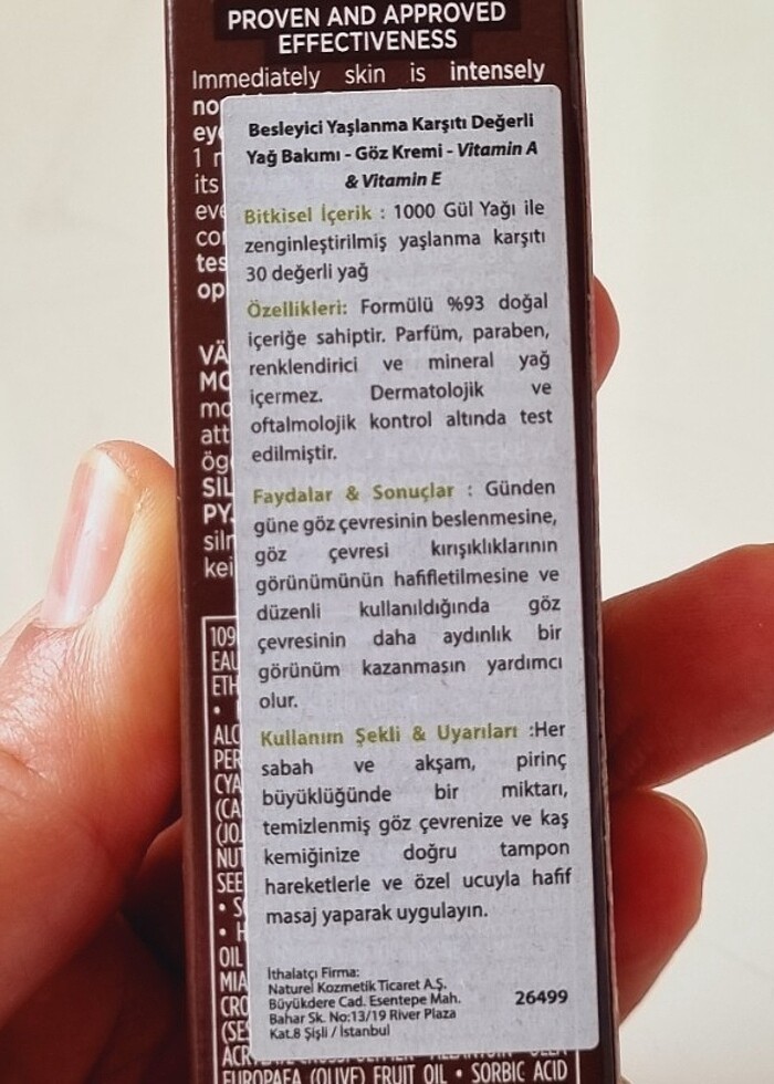 YVES ROCHER RICHE CREME GÖZ KREMİ  - Görsel 5