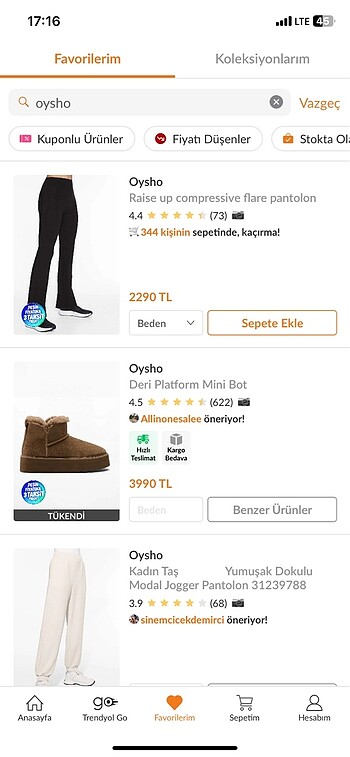 Oysho oysho ugg 36 numara