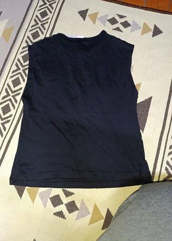 Kız Çocuk Siyah Harry Potter Baskılı Kolsuz Tişört - Görsel 3