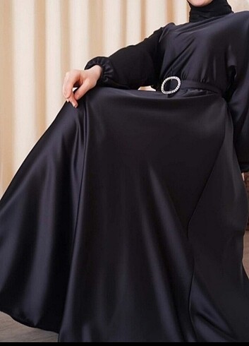 42 Beden siyah Renk Elbise #uzun elbise 
