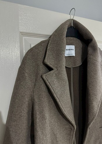 Bershka Bershka Bej Düğmeli Kaban