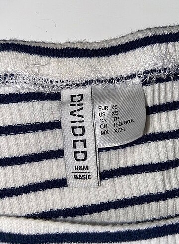 xs Beden H&M üst
