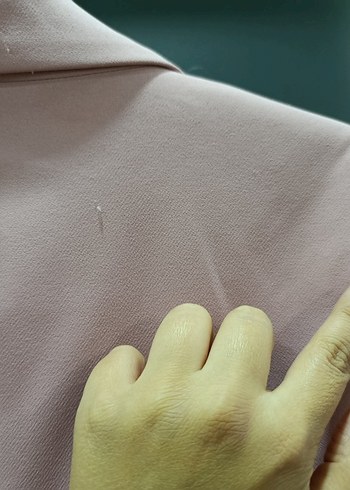 Pembe Midi Kadın Blazer Ceket - Görsel 5