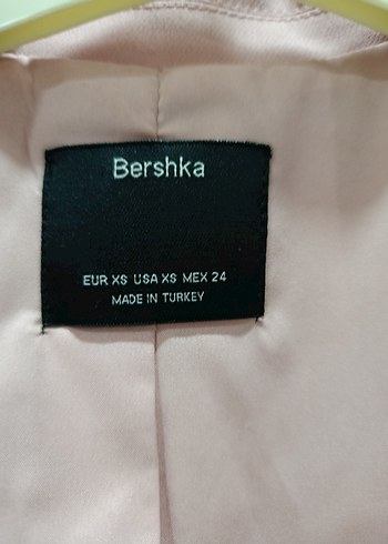 Pembe Midi Kadın Blazer Ceket - Görsel 4