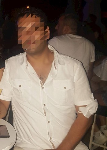 Erkek Beyaz Keten Kısa Kollu Gömlek - Görsel 2