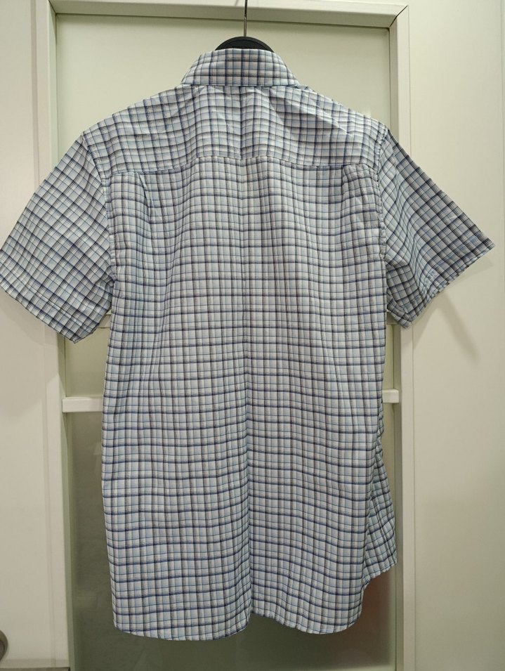 LCW Erkek Kısa Kollu Kareli Gömlek - Görsel 4