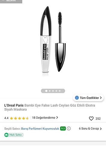 L'Oréal Paris loreal ekstra black maskara