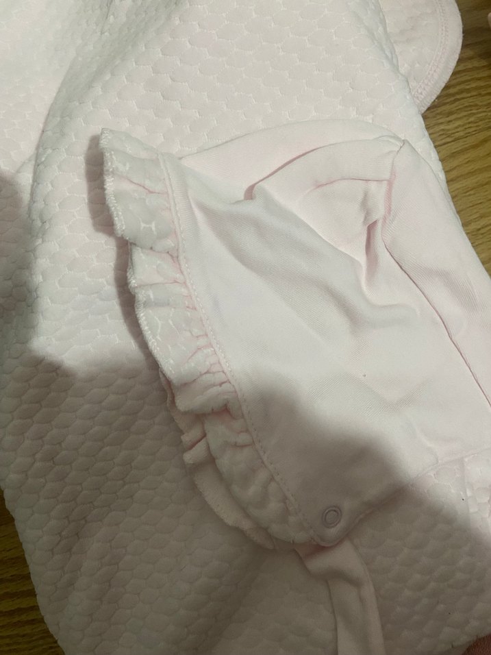 Nakışlı Pembe Çocuk Battaniyesi - Görsel 4