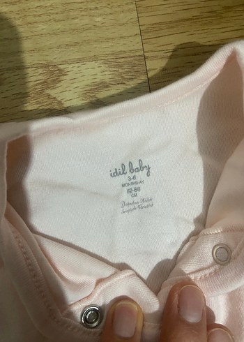 Bebek Kız Uzun Kollu Düğmeli Takım - Görsel 2