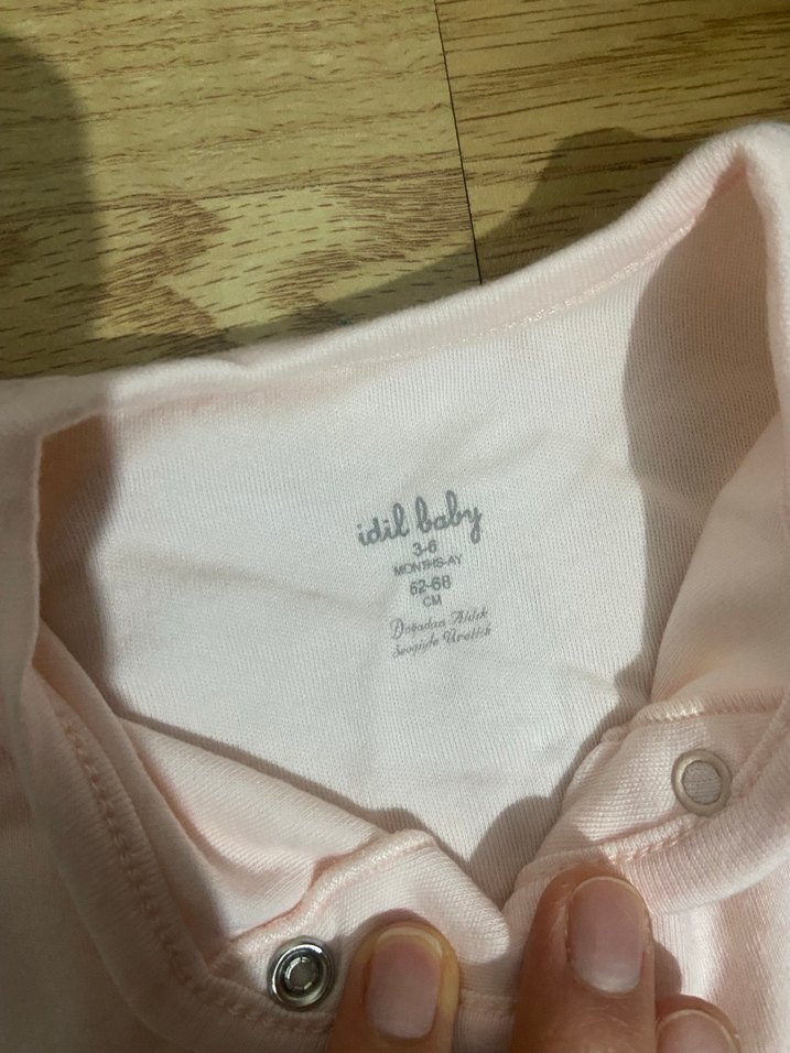 Bebek Kız Uzun Kollu Düğmeli Takım - Görsel 2