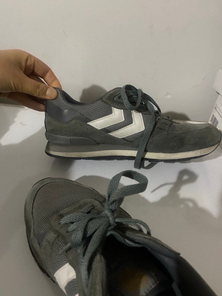 Gri Spor Kadın Sneakers - Görsel 2