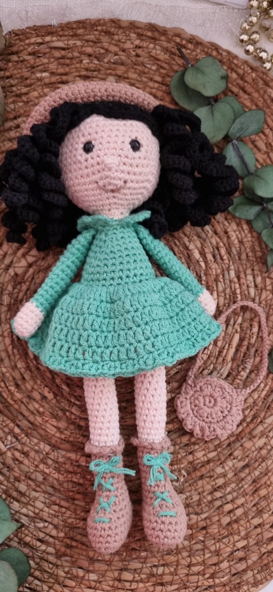 Renkli Örgü Bebek - Görsel 4