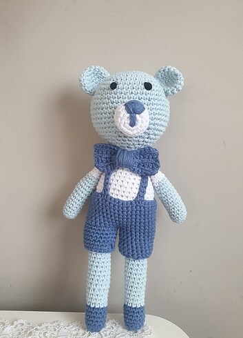 MAVİ TULUMLU AYICIK - Görsel 3