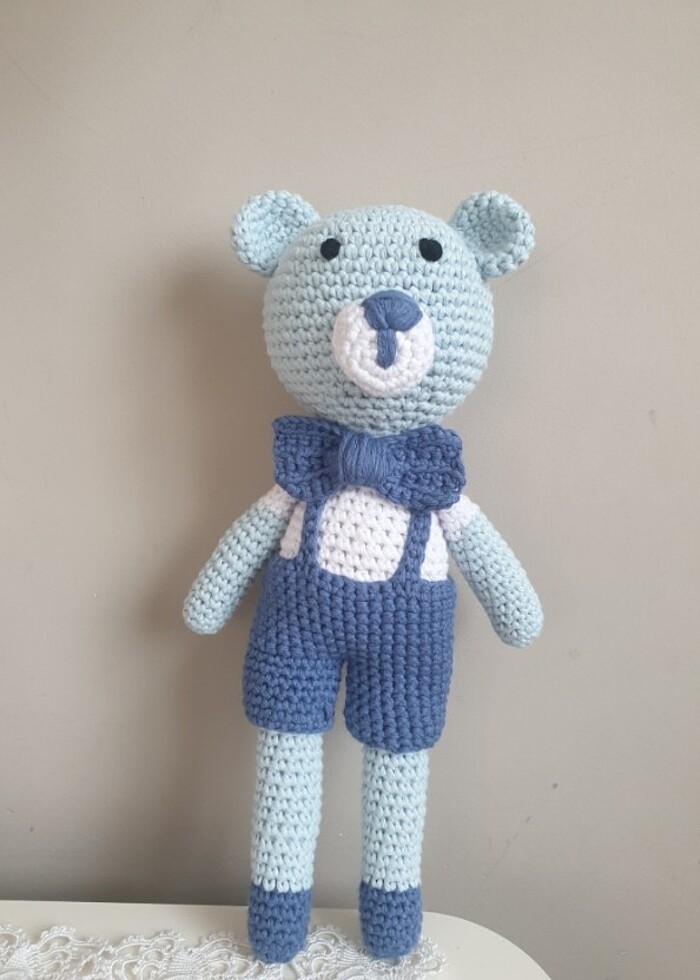 MAVİ TULUMLU AYICIK - Görsel 3