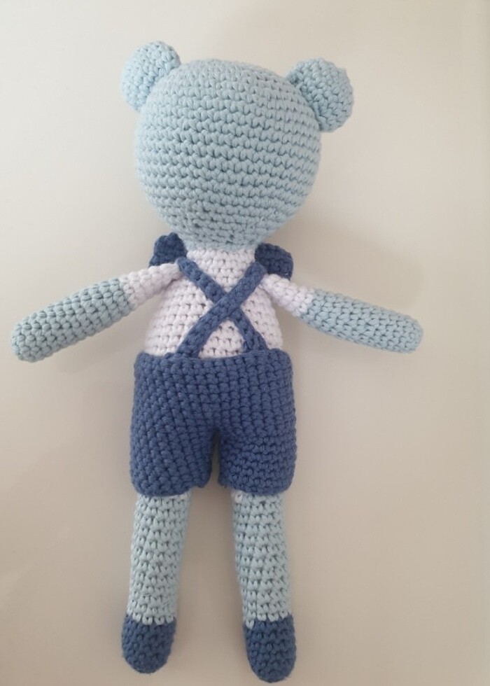 MAVİ TULUMLU AYICIK - Görsel 4