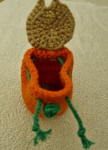 AMİGURUMİ ÇANTALI BEBEK - Görsel 2