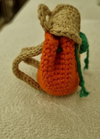 AMİGURUMİ ÇANTALI BEBEK - Görsel 5