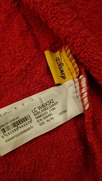 DİSNEY ÇOCUK BORNOZ  - Görsel 5