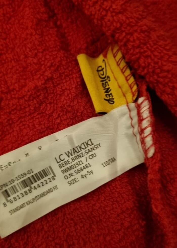 DİSNEY ÇOCUK BORNOZ  - Görsel 5