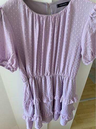 xl Beden mor Renk Kısa elbise