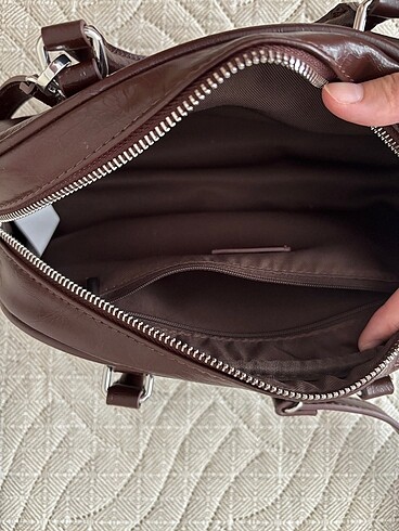  Beden kahverengi Renk pull bear kahve silindir çanta