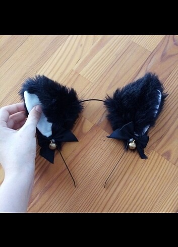 Kedi Peluş Kulak Taç