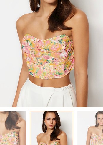 Milla çiçek desenli büstiyer - Görsel 3