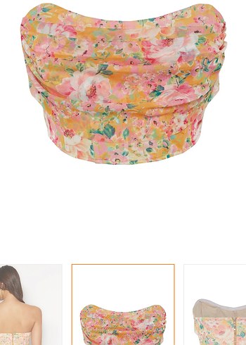 Milla çiçek desenli büstiyer - Görsel 5