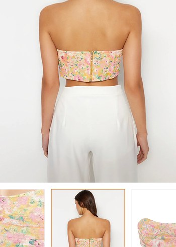 Milla çiçek desenli büstiyer - Görsel 4