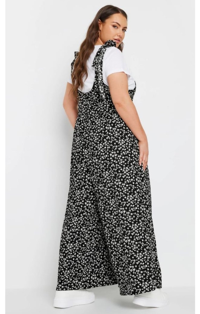 Bürümcük Kumaş Bağlamalı Askılı Kadın Tulum - Görsel 3