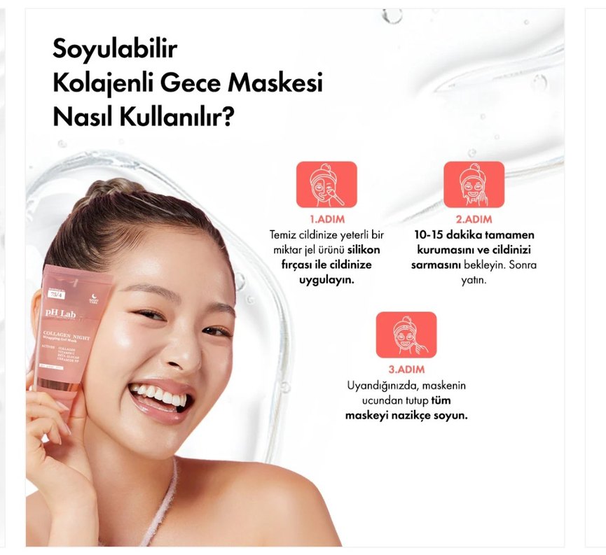 pH Lab Kollajen Maske - Görsel 4