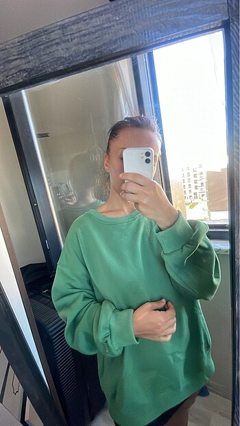 m Beden Mavi sweatshirt