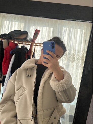 m Beden beyaz Renk Stradivarius mont