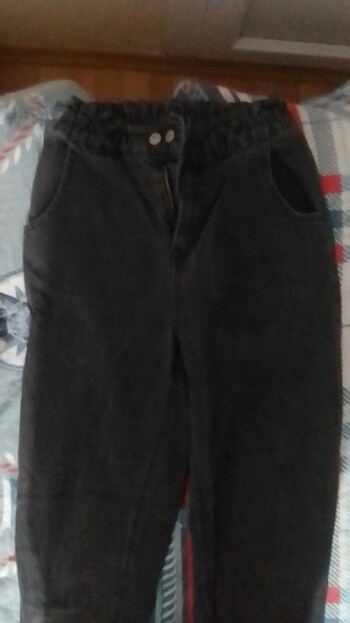 Siyah mom jean