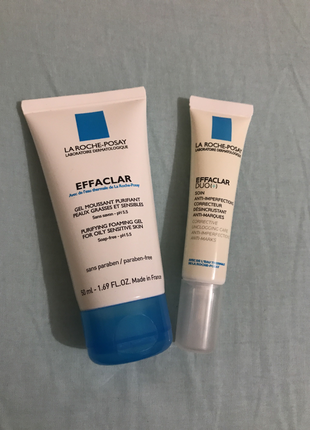 La roche posay effaclar duo nemlendiri ve yıkama jeli