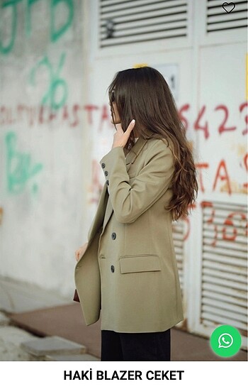 Zara Haki blazer ceket