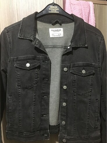 Pull and bear antrasit kot ceket