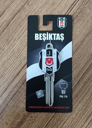 Lisanslı Beşiktaş Çelik Kapı Anahtarı