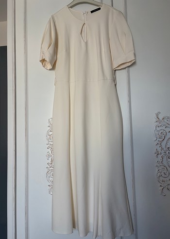 Trendyol & Milla Ekru Midi Nikah Elbise