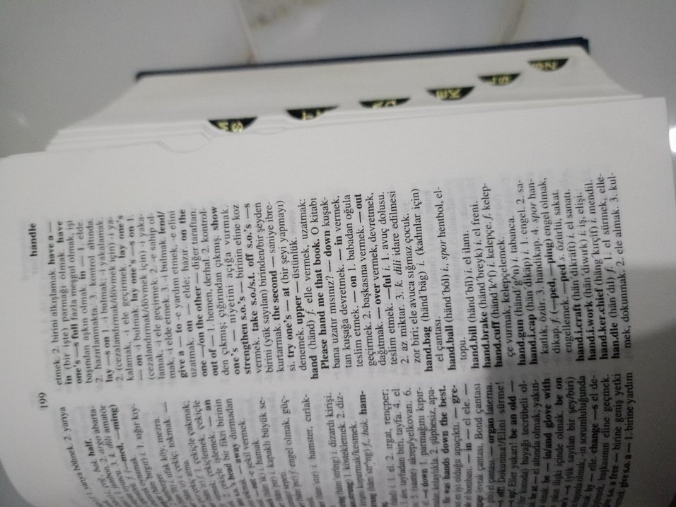 Redhouse İngilizce-Türkçe Sözlük - Görsel 2