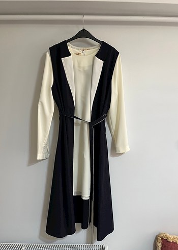 Kemerli Lacivert Beyaz takım - Görsel 5