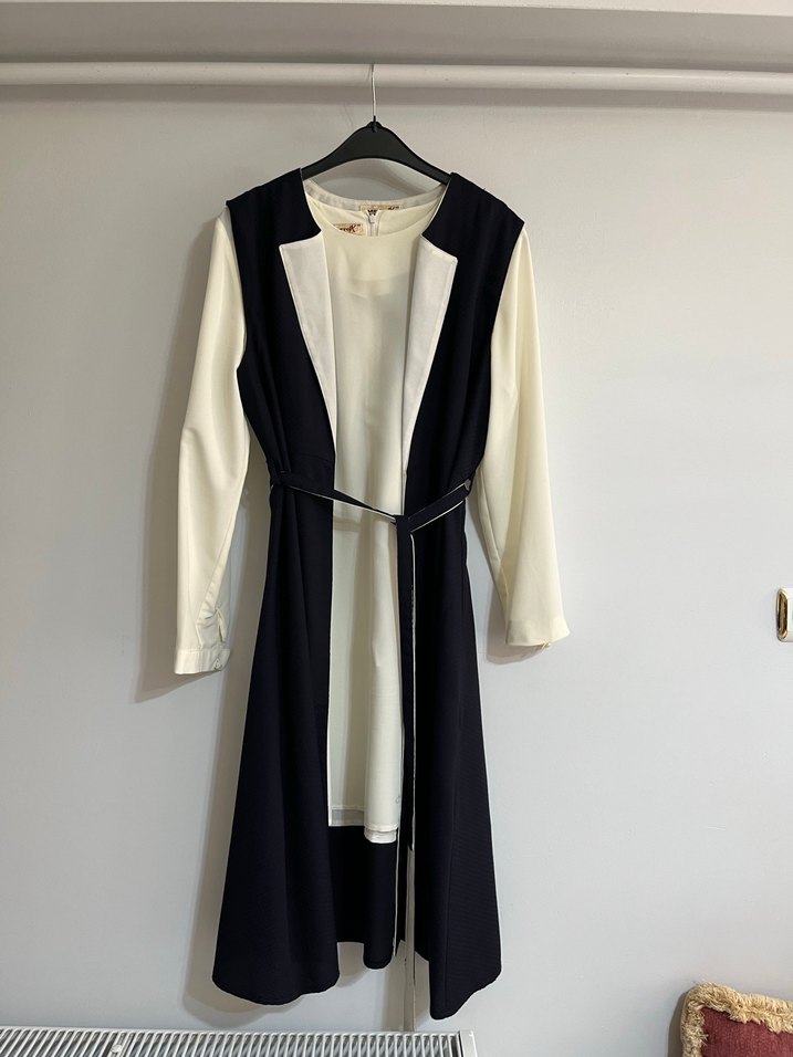 Kemerli Lacivert Beyaz takım - Görsel 5